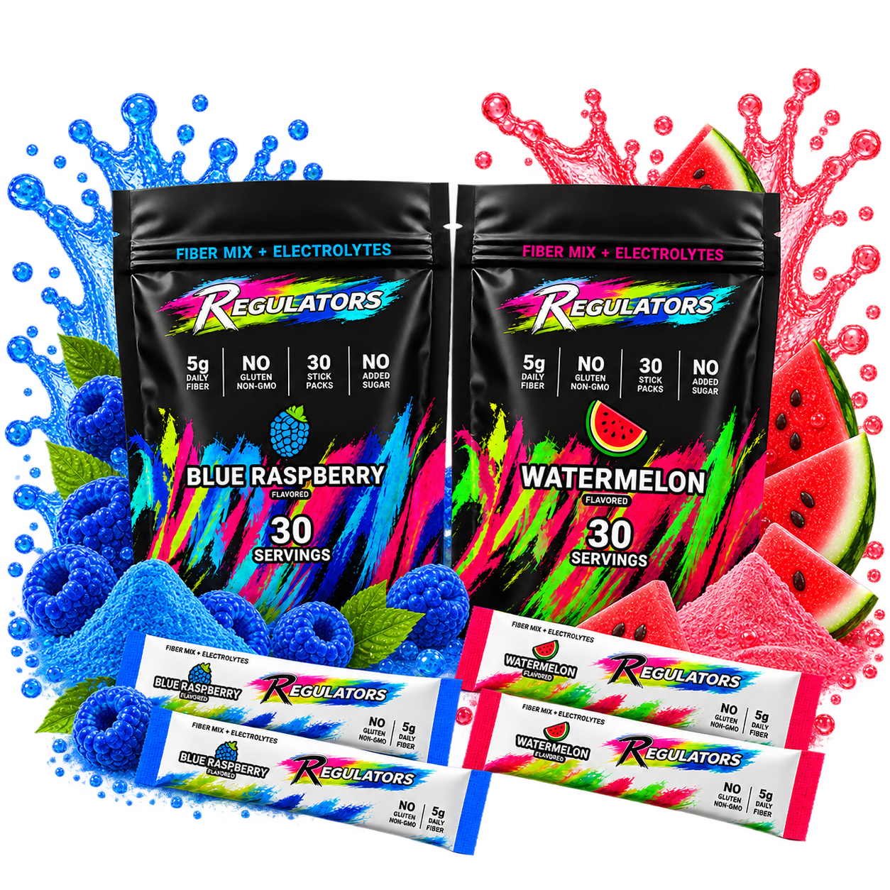 Watermelon + Blue Raspberry Combo Pack